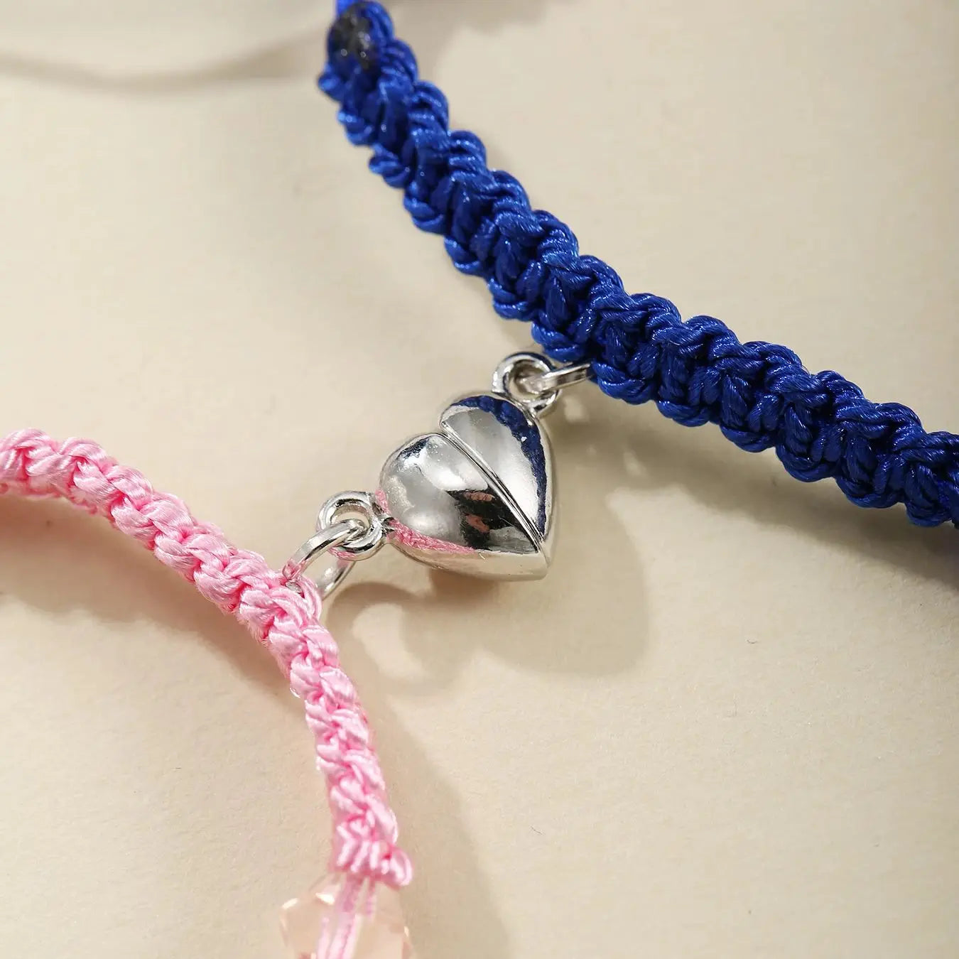 Hello Kitty and Spiderman 2 Pcs Magnetic Couples Bracelets Matching Friendship Bracelets