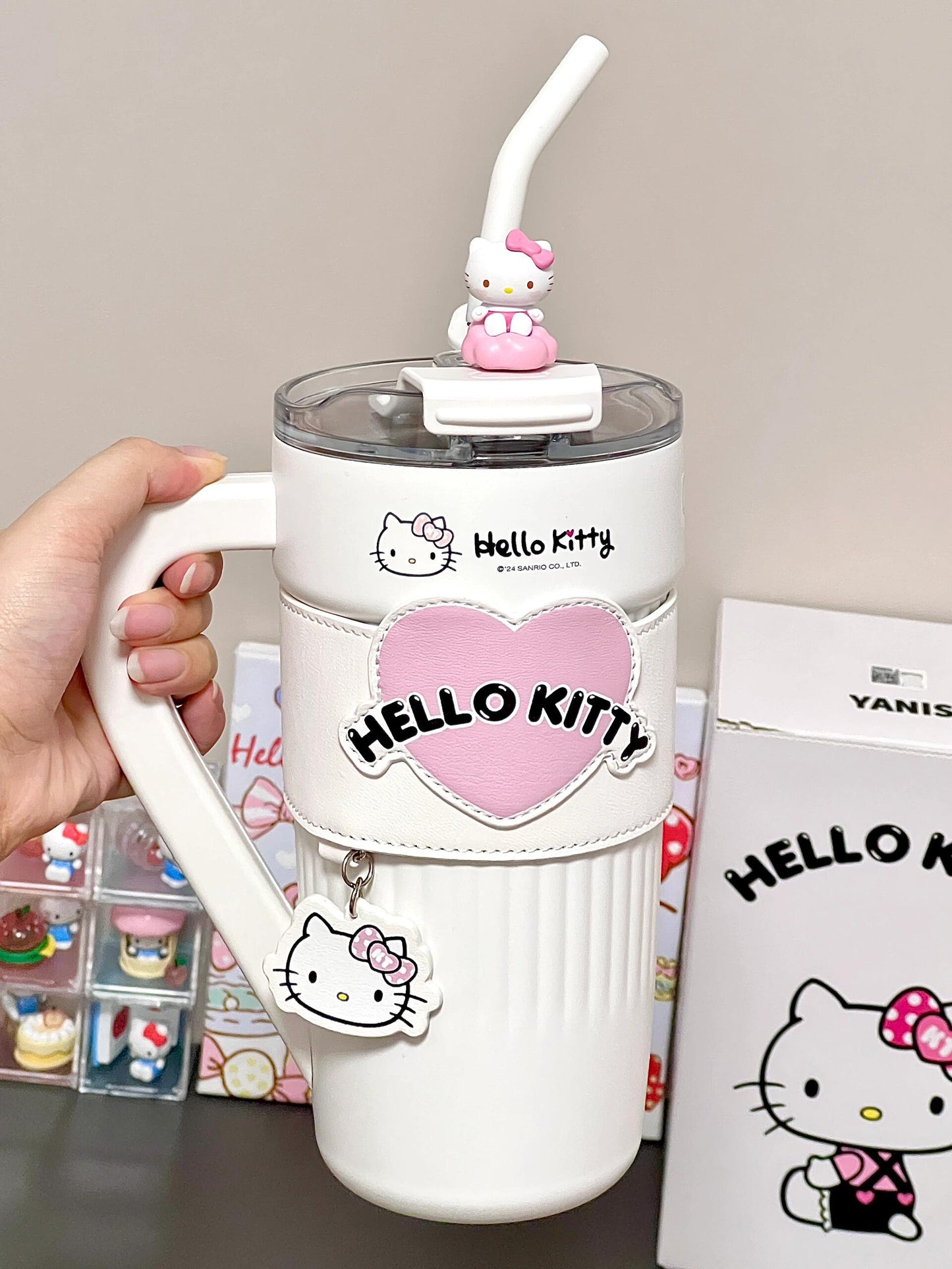 Sanrio Stainless Steel Insulated Cup With Lid & Straw