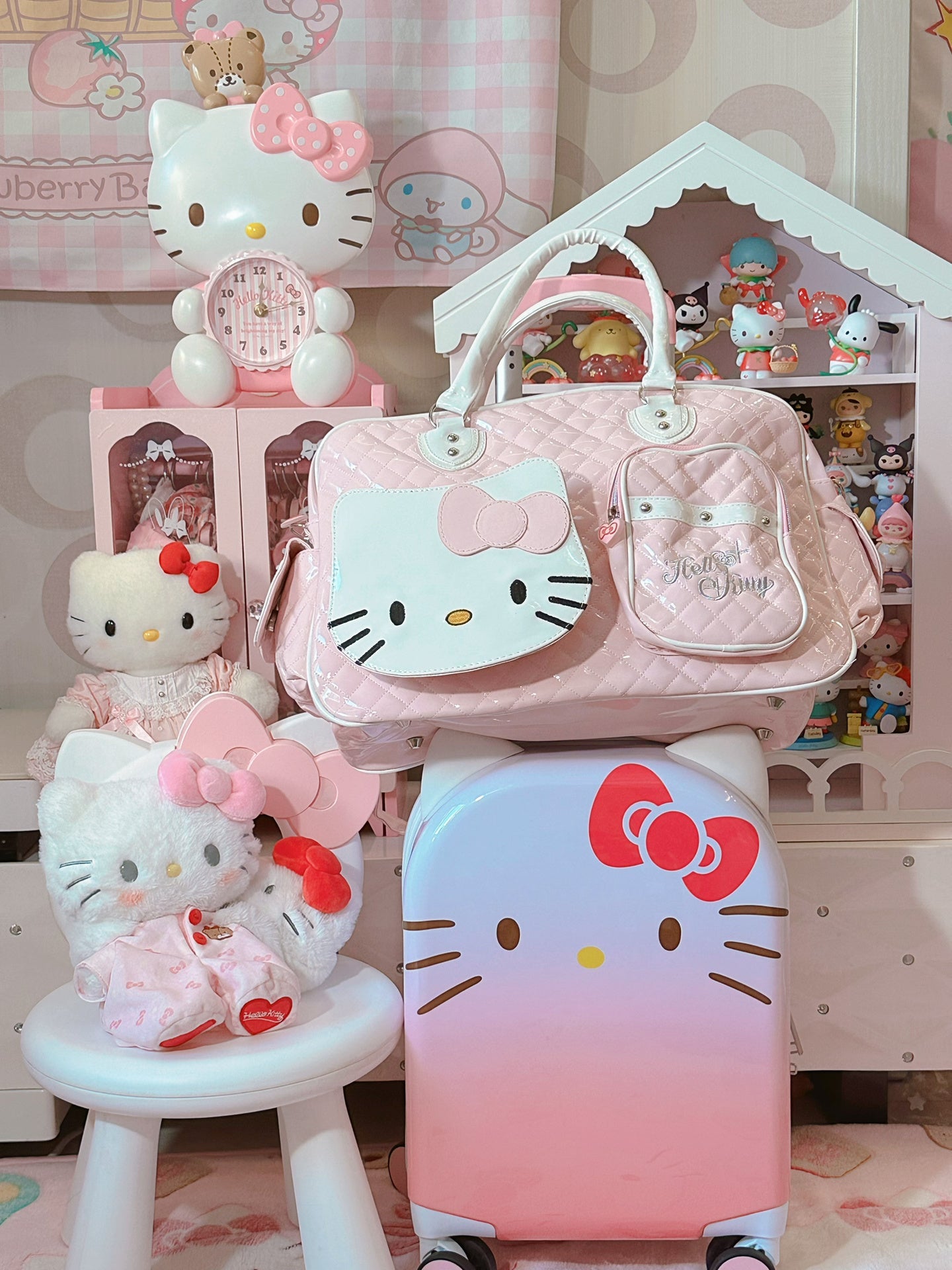 Hello Kitty Large Capacity Purse & Gym Bag