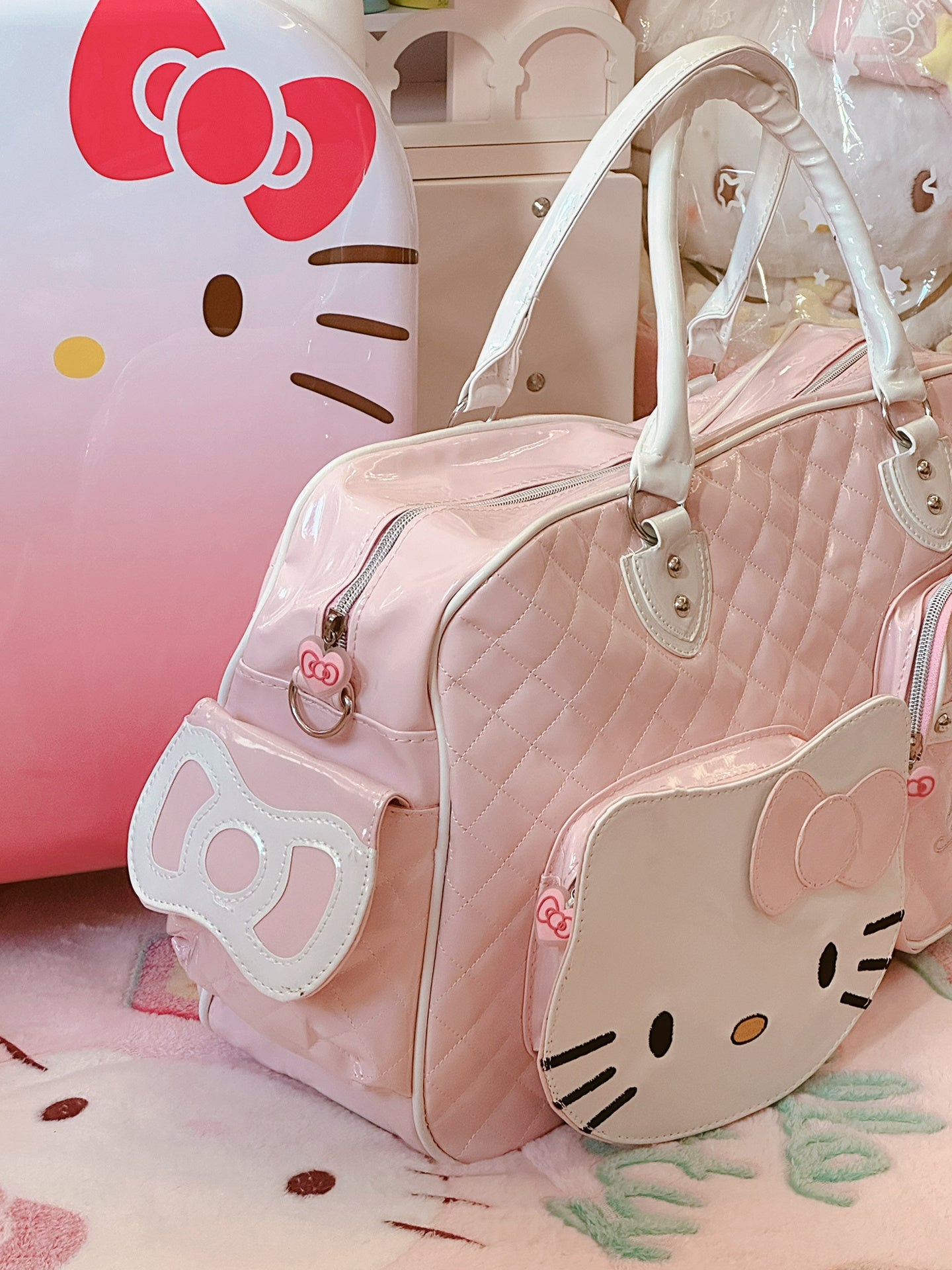 Hello Kitty Large Capacity Purse & Gym Bag