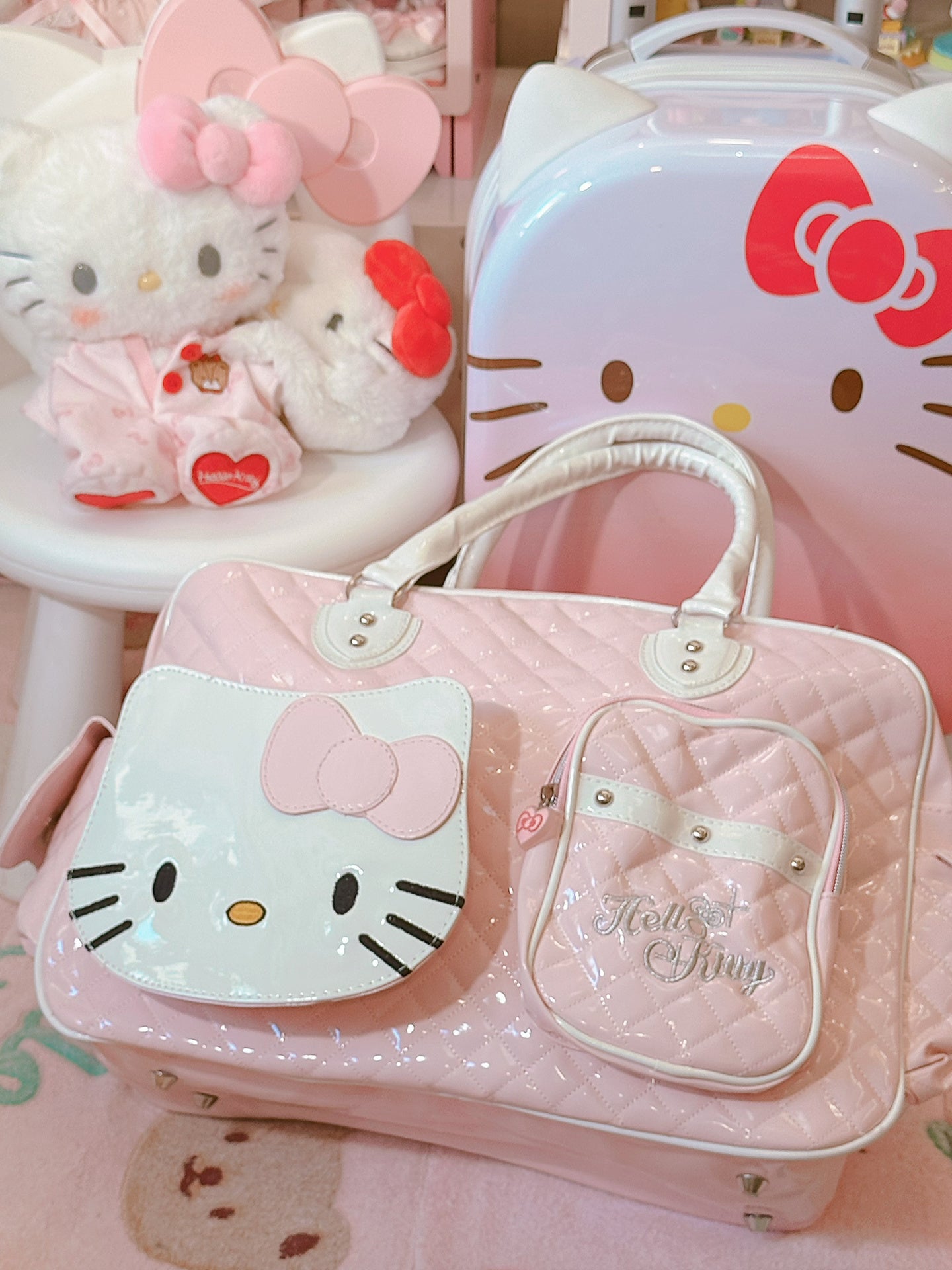 Hello Kitty Large Capacity Purse & Gym Bag