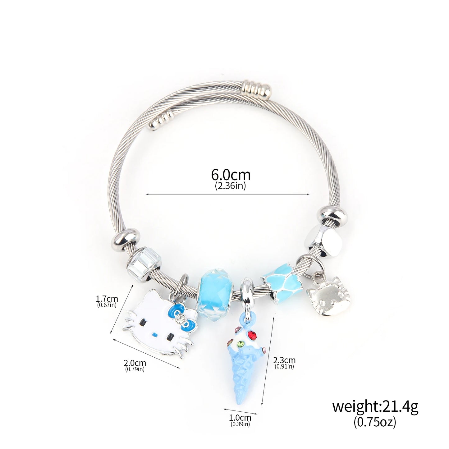 Sanrio Detachable Pendant Bracelet