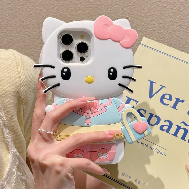 Hello Kitty & Kuromi 3D iPhone Case
