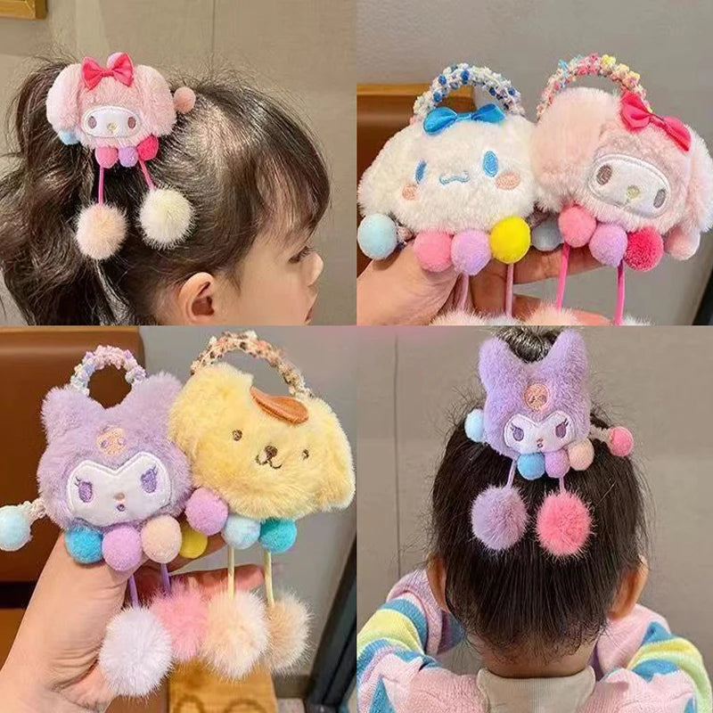 Sanrio Plush Elastic Hair Bands