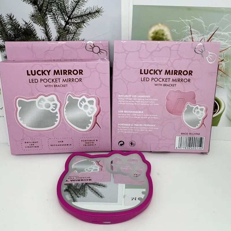 Hello Kitty Portable USB LED Mirror