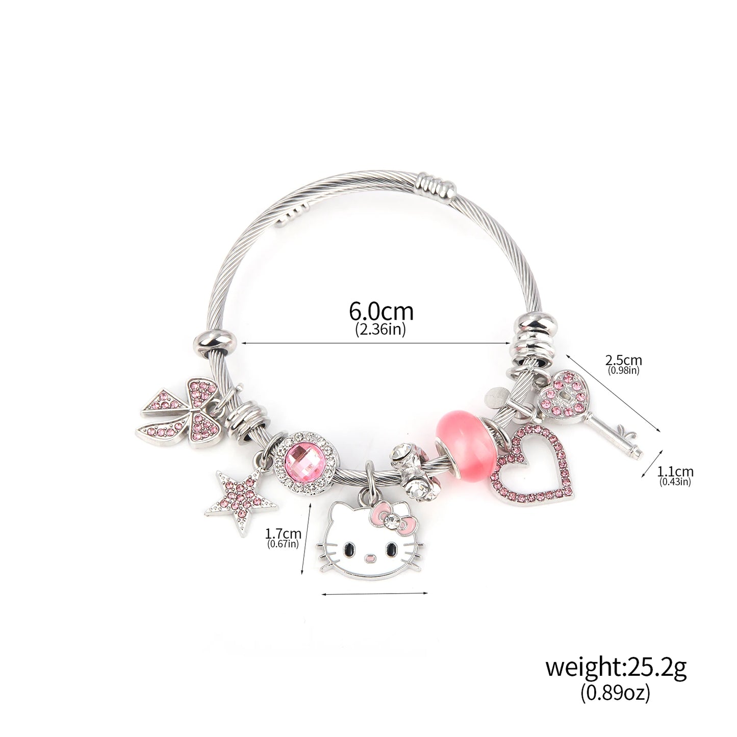 Sanrio Detachable Pendant Bracelet