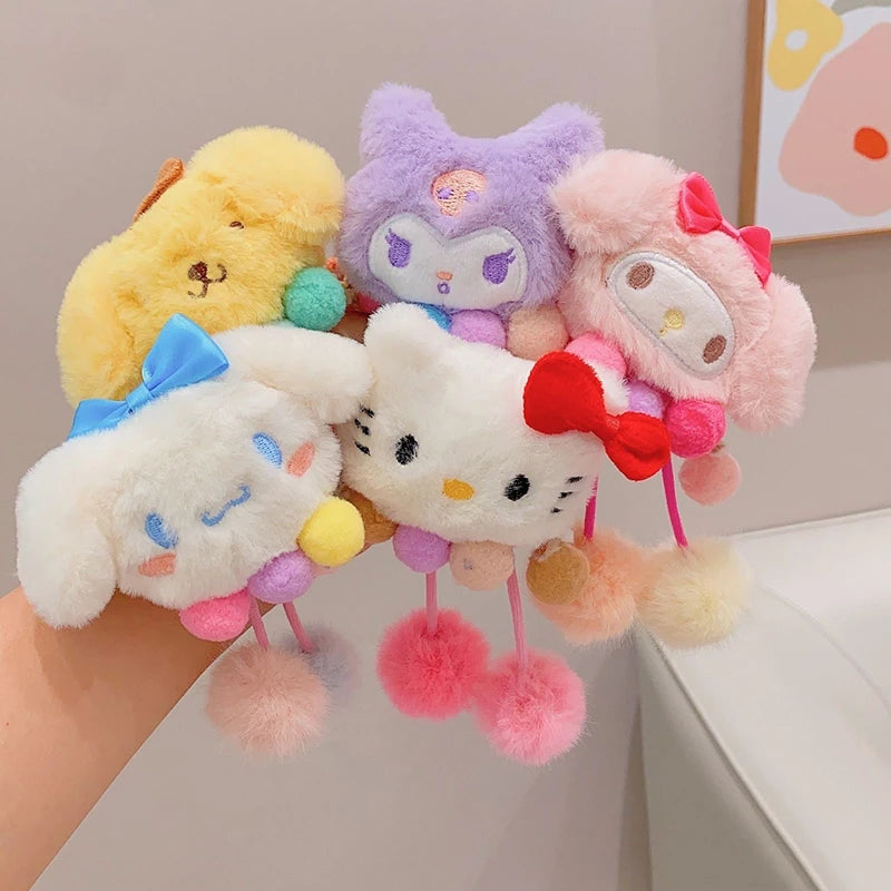Sanrio Plush Elastic Hair Bands