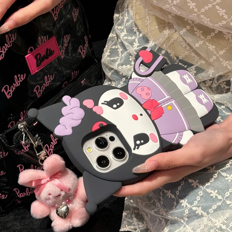 Hello Kitty & Kuromi 3D iPhone Case
