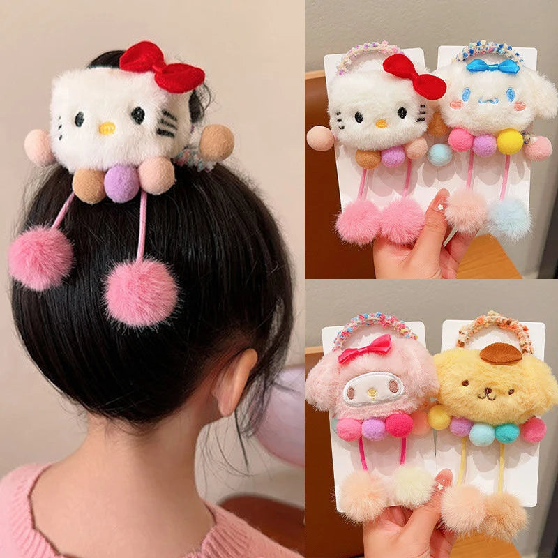 Sanrio Plush Elastic Hair Bands