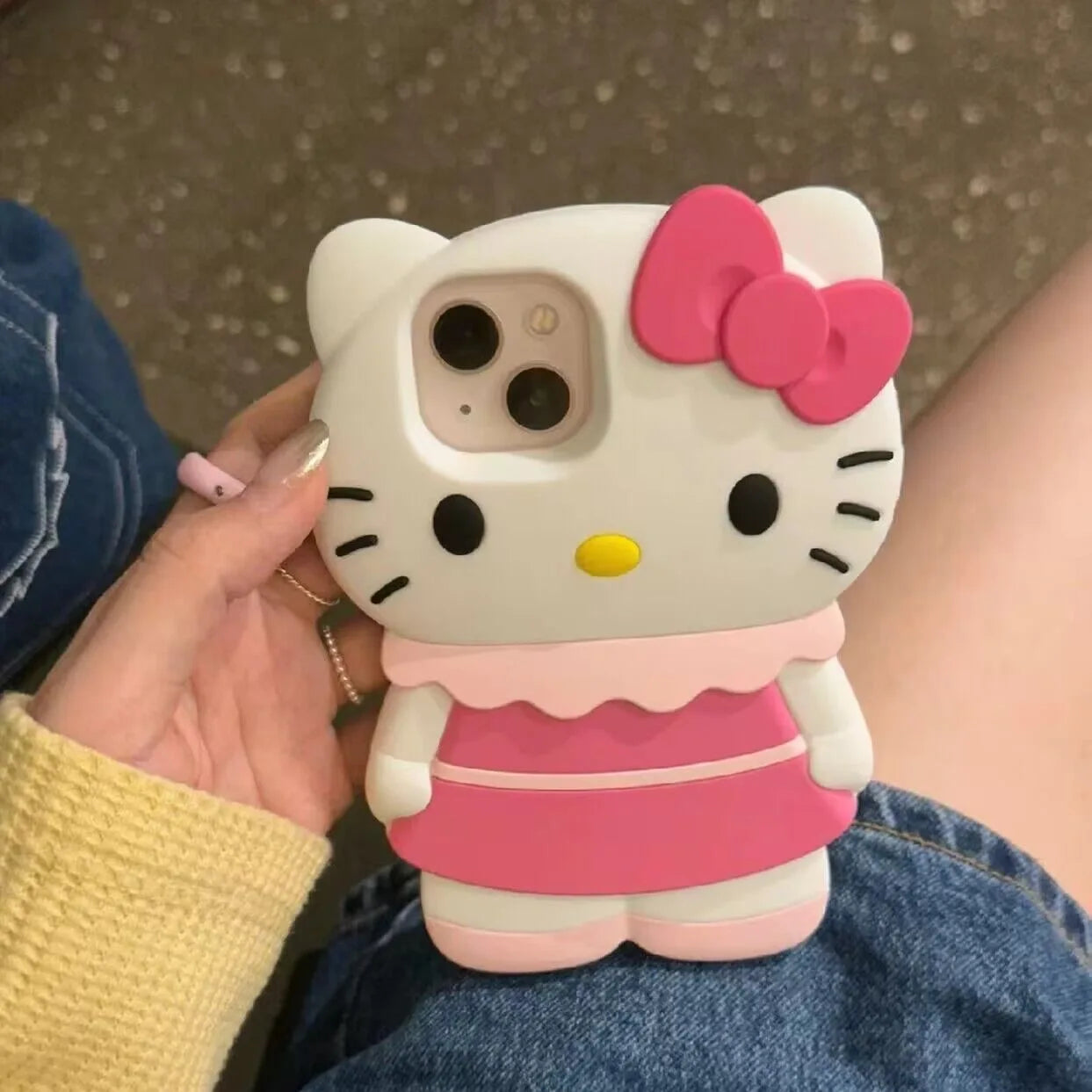 Hello Kitty Pink Skirt 3D Phone Case