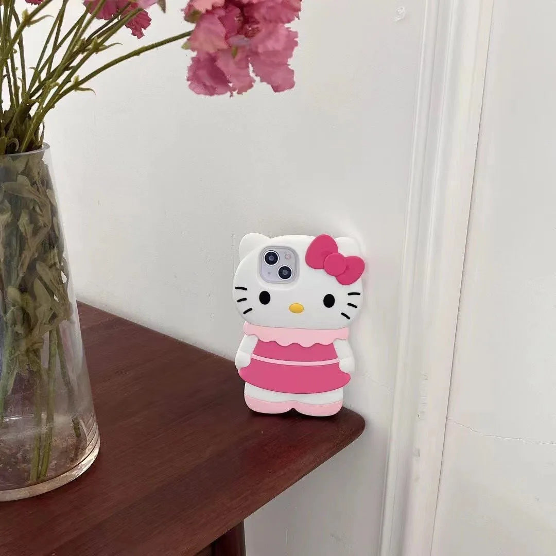 Hello Kitty Pink Skirt 3D Phone Case