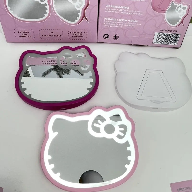 Hello Kitty Portable USB LED Mirror