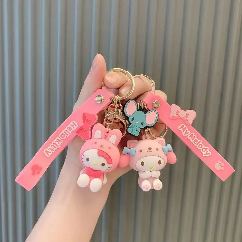 Sanrio Animal Suit Keychains