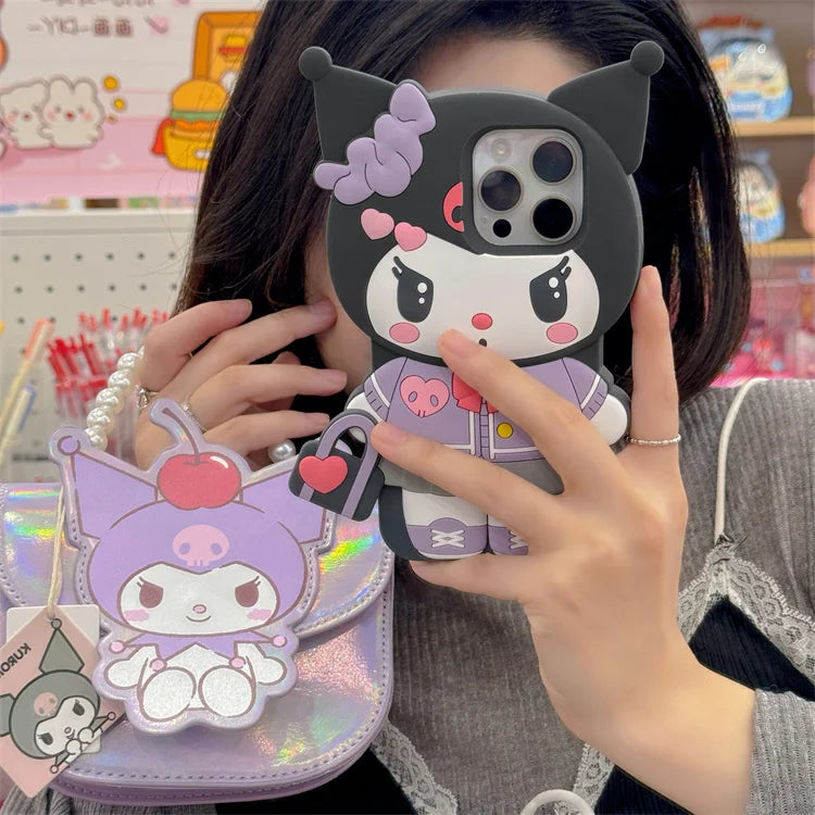 Hello Kitty & Kuromi 3D iPhone Case