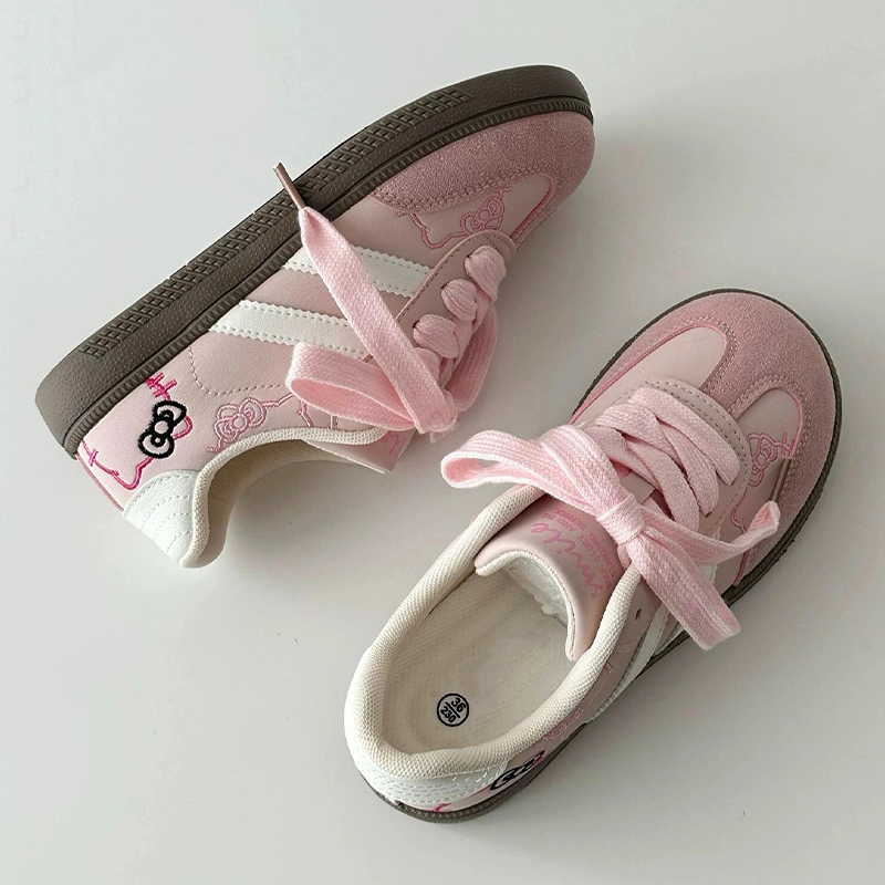 Hello Kitty Embroidered Sneakers