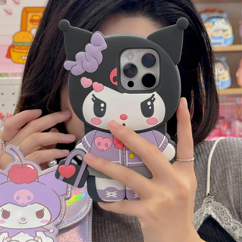 Hello Kitty & Kuromi 3D iPhone Case