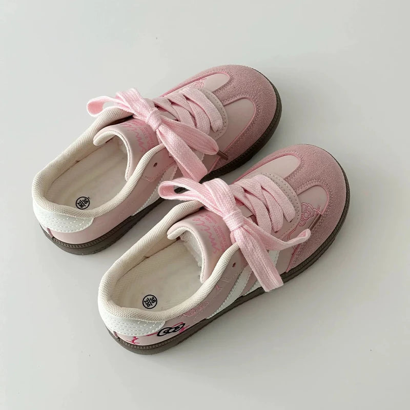 Hello Kitty Embroidered Sneakers