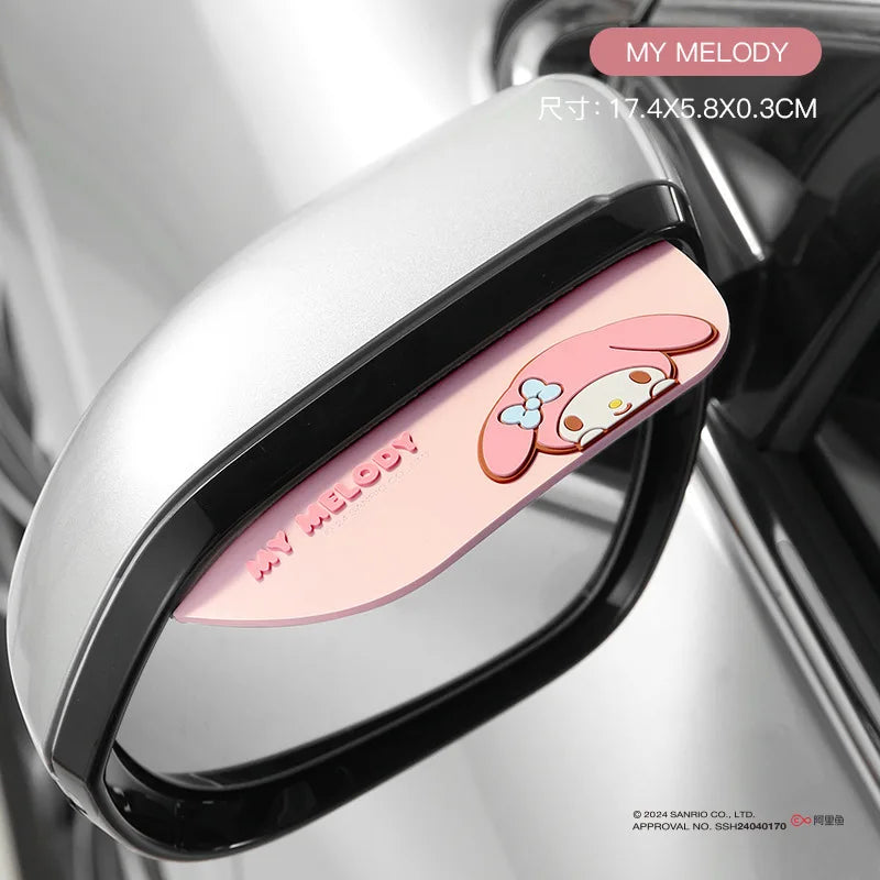 Sanrio Car Mirror Rain Guard 2 PCS