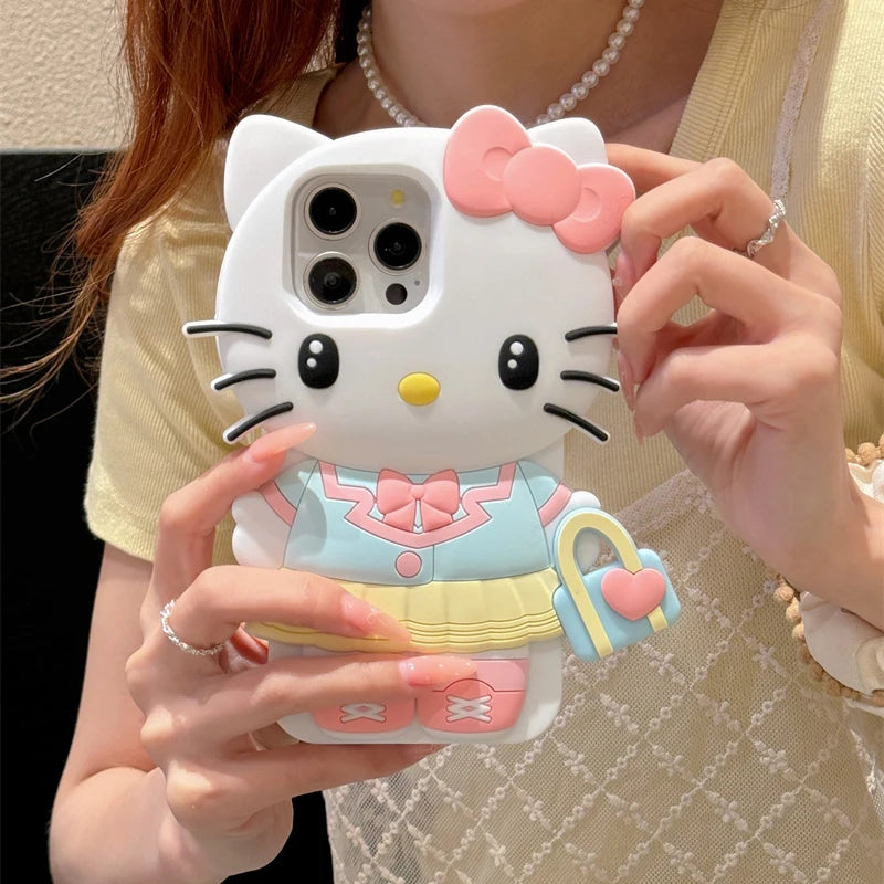 Hello Kitty & Kuromi 3D iPhone Case