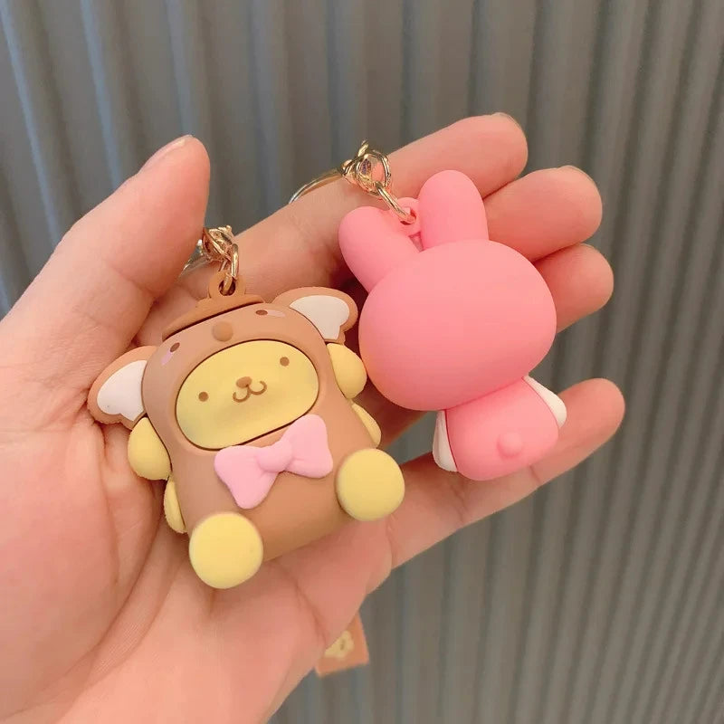 Sanrio Animal Suit Keychains