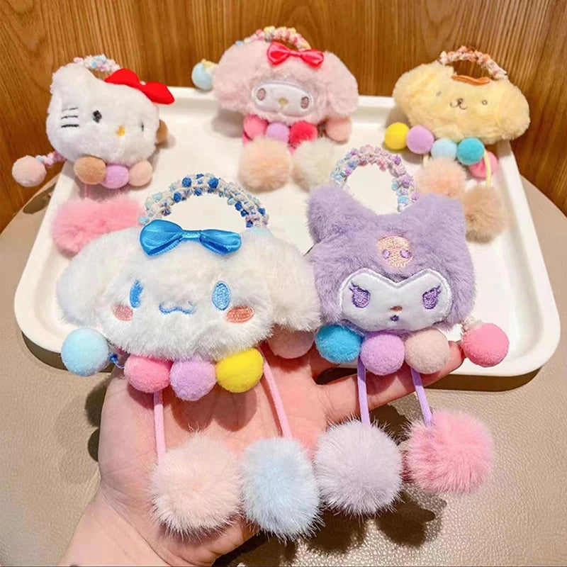 Sanrio Plush Elastic Hair Bands