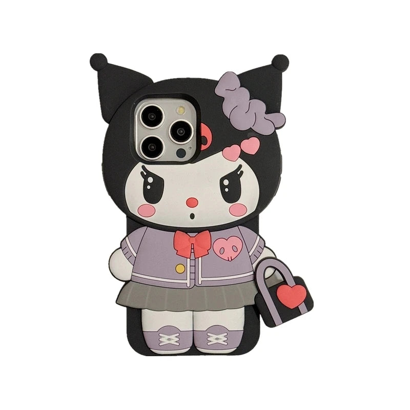 Hello Kitty & Kuromi 3D iPhone Case
