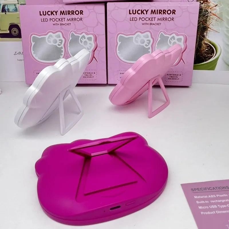Hello Kitty Portable USB LED Mirror