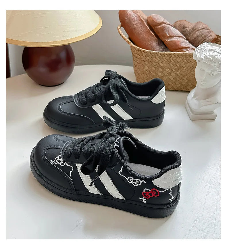 Hello Kitty Embroidered Sneakers