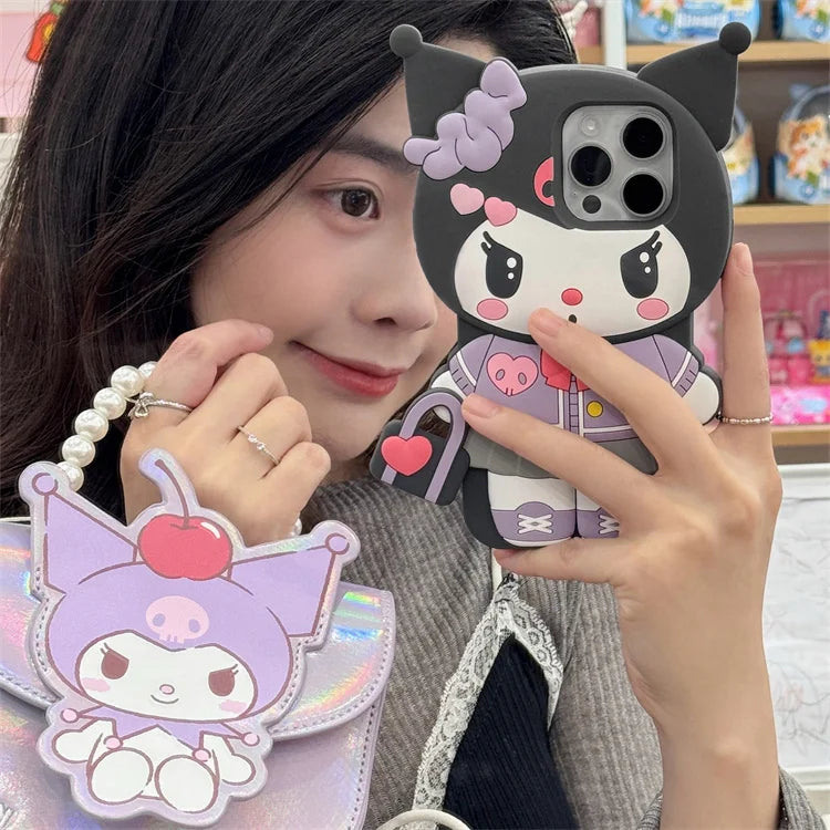 Hello Kitty & Kuromi 3D iPhone Case