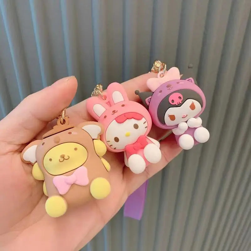 Sanrio Animal Suit Keychains