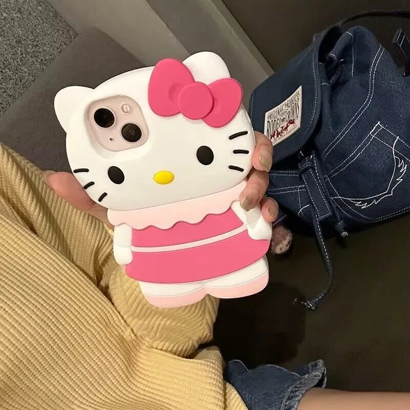 Hello Kitty Pink Skirt 3D Phone Case