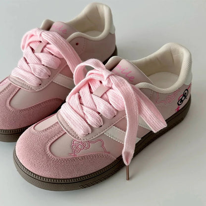 Hello Kitty Embroidered Sneakers