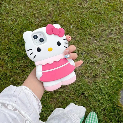 Hello Kitty Pink Skirt 3D Phone Case
