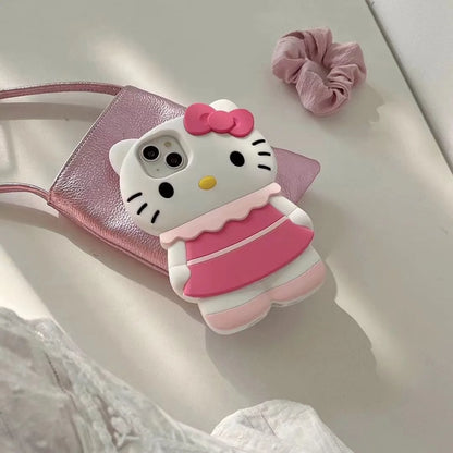 Hello Kitty Pink Skirt 3D Phone Case