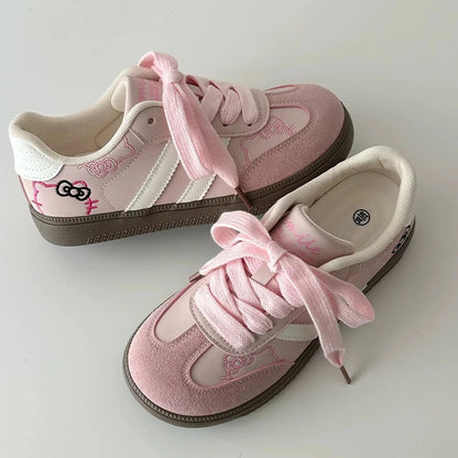 Hello Kitty Embroidered Sneakers