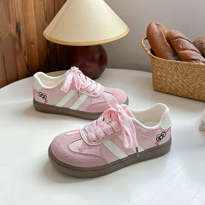 Hello Kitty Embroidered Sneakers
