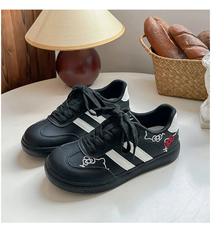 Hello Kitty Embroidered Sneakers