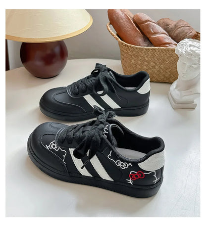 Hello Kitty Embroidered Sneakers