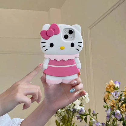 Hello Kitty Pink Skirt 3D Phone Case