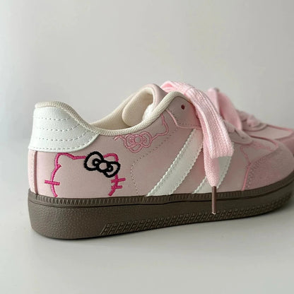 Hello Kitty Embroidered Sneakers